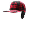 Plaid Camper Ear Flap [Red/Black]