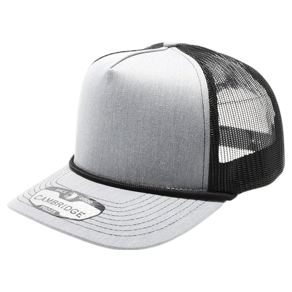 PB225R Five Panel Cambridge Trucker Rope [Gray/Black]