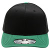 PB222T Pit Bull Cambridge Tri-Color Trucker Hat [Black/Black/Green]