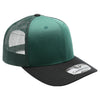 PB222T Pit Bull Cambridge Tri-Color Trucker Hat [D.Green/D.Green/Black]