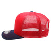 PB222T Pit Bull Cambridge Tri-Color Trucker Hat [Red/Red/Navy]