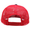 PB222T Pit Bull Cambridge Tri-Color Trucker Hat [Red/Red/Navy]