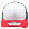 PB222T Pit Bull Cambridge Tri-Color Trucker Hat [White/Green/Red]