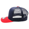 PB222T Pit Bull Cambridge Tri-Color Trucker Hat [Navy/Navy/Red]