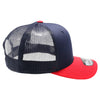 PB222T Pit Bull Cambridge Tri-Color Trucker Hat [Navy/Navy/Red]