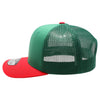 PB222T Pit Bull Cambridge Tri-Color Trucker Hat [Green/Green/Red]