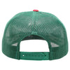 PB222T Pit Bull Cambridge Tri-Color Trucker Hat [Green/Green/Red]