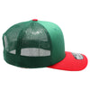 PB222T Pit Bull Cambridge Tri-Color Trucker Hat [Green/Green/Red]
