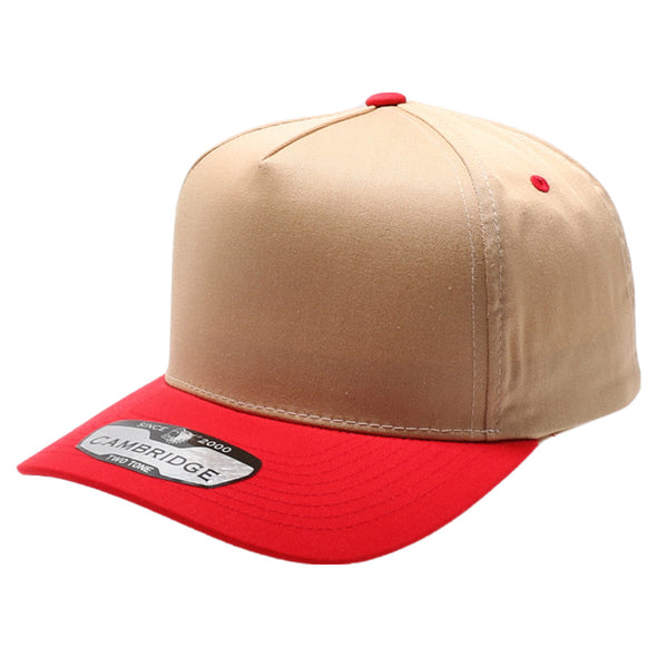 PB274K Five Panel 2-Tone High Frame [Khaki/Red]