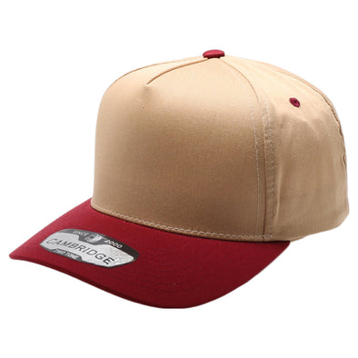 PB274K Five Panel 2-Tone High Frame [Khaki/Burgundy]