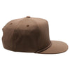 PB302 Pitbull Cambridge 5 Panel Hybrid Rope Snapback [Brown]
