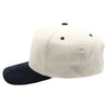 PB331CR Five Panel Two-Tone Corduroy High Frame [Cream/Navy]