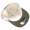 PB331CR Five Panel Two-Tone Corduroy High Frame [Cream/Olive]
