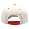 PB331CR Five Panel Two-Tone Corduroy High Frame [Cream/Red]