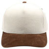 PB331CR Five Panel Two-Tone Corduroy High Frame [Cream/Brown]