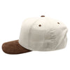 PB331CR Five Panel Two-Tone Corduroy High Frame [Cream/Brown]