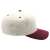 PB331CR Five Panel Two-Tone Corduroy High Frame [Cream/Burgundy]
