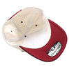 PB331CR Five Panel Two-Tone Corduroy High Frame [Cream/Burgundy]