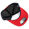 PB311T 5-Panel High Frame Rope Perforated [White/Navy/Red]