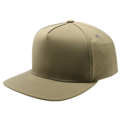 PB302NR 5 Panel Hybrid No Rope Snapback [Olive]
