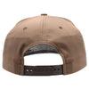 PB302NR 5 Panel Hybrid No Rope Snapback [Brown]