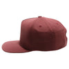 PB302NR 5 Panel Hybrid No Rope Snapback [Burgundy]