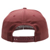 PB302NR 5 Panel Hybrid No Rope Snapback [Burgundy]