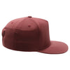 PB302NR 5 Panel Hybrid No Rope Snapback [Burgundy]