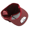 PB302NR 5 Panel Hybrid No Rope Snapback [Burgundy]