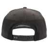 PB302NR 5 Panel Hybrid No Rope Snapback [Black]