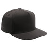 PB302NR 5 Panel Hybrid No Rope Snapback [Black]