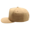 PB302NR 5 Panel Hybrid No Rope Snapback [Tan]