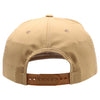 PB302NR 5 Panel Hybrid No Rope Snapback [Tan]