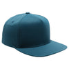 PB302NR 5 Panel Hybrid No Rope Snapback [Teal]