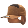 Quilt Camper Ear Flap [Tan/Brown]