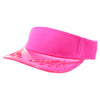 PB317 Pitbull Cambridge Transparent Bayleaf Sun Visor [Neon Pink]