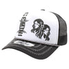 ZDGM03 AMAZE-IN ZODIAC GEMINI ROPE SPONGE TRUCKER [WHITE/BLACK]