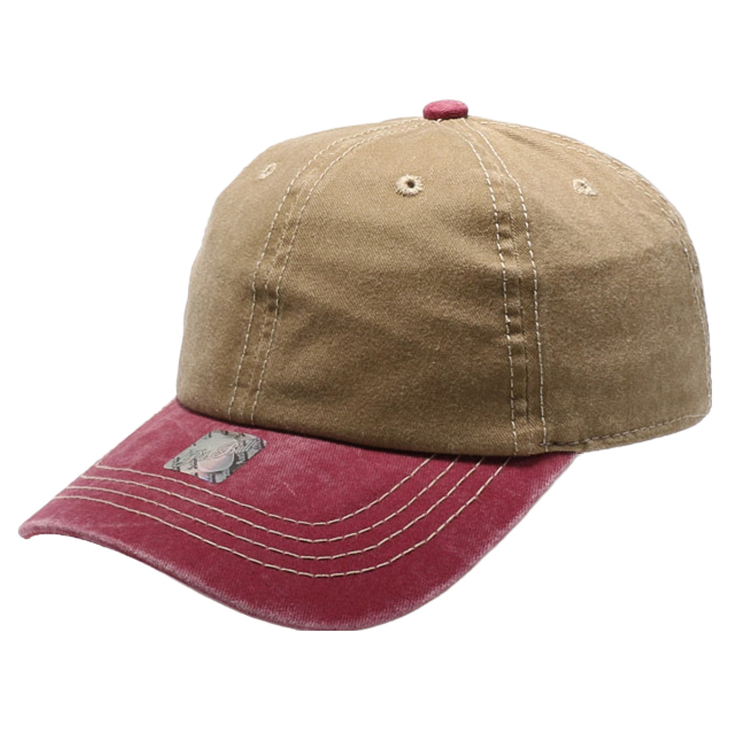 PB188K Pigment Washed Two-Tone Cotton Low Profile – CHOICE CAP, INC.