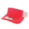 PB244 Pit Bull Two tone Sun Visor Hats  [Red/White]