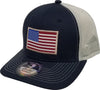HC2197 Pit Bull Cambridge US FLAG MESH Hats[Navy/Grey]