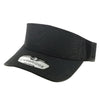 PB244 Pit Bull Solid Sun Visor Hats  [Black]