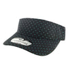 PB245 Pit Bull Polka Dot Sun Visor Hats  [Black/N.Blue]