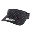 PB245 Pit Bull Polka Dot Sun Visor Hats  [Black/N.Pink]