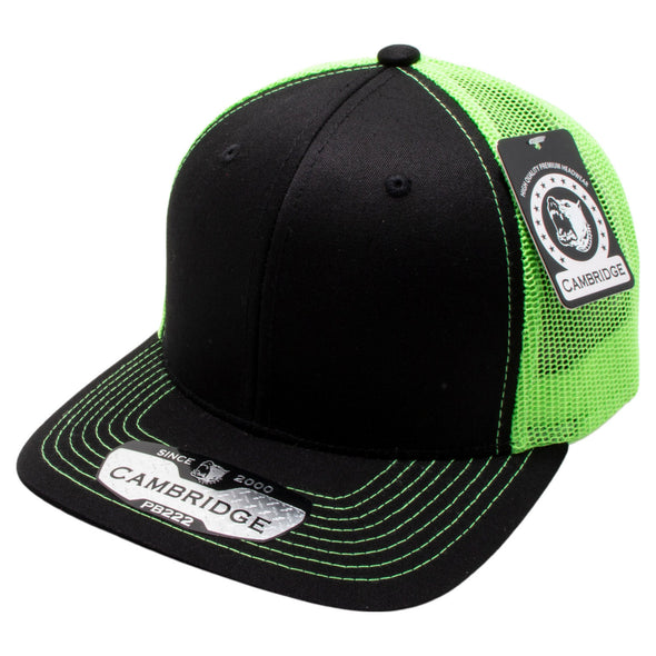 Black/Neon Green Pitbull Cambridge Trucker Hat