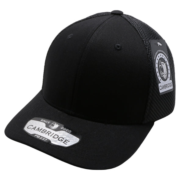 PB237 Pit Bull Cambridge Micro Mesh Back Trucker Hat [Black]