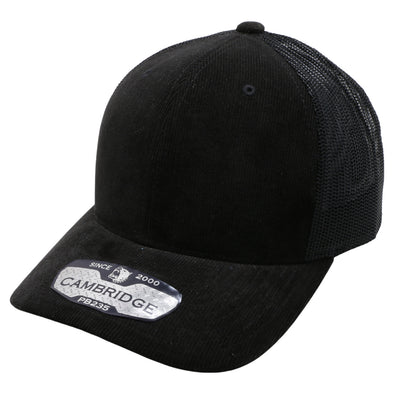 PB235 Pit Bull Cambridge Corduroy Trucker Hat [Black]