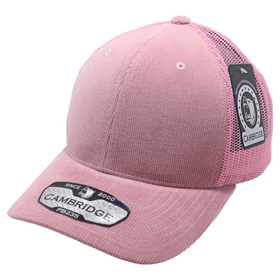 PB235 Pit Bull Cambridge Corduroy Trucker Hat [Light Pink]