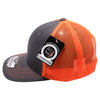 PB222 Pit Bull Cambridge Trucker Hat [Charcoal/Neon Orange]