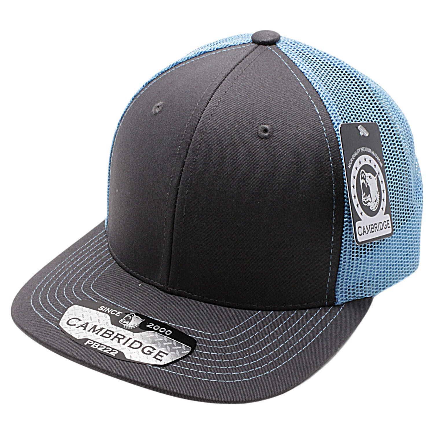 Shed Trucker Hat - Charcoal & Columbia - Watershed Drybags