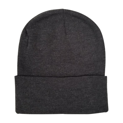 PB179 Pitbull Cambridge Cuffed Knit Beanie Hats [Dark Gray]